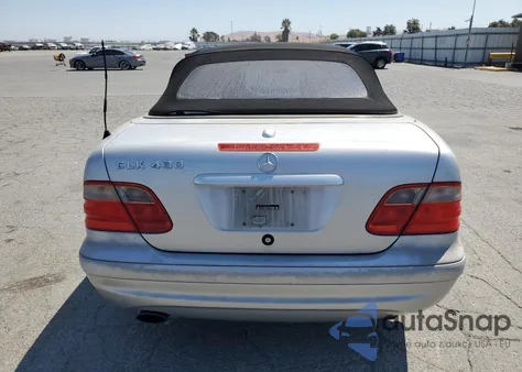 2000 Mercedes-Benz Clk 430 z USA, uszkodzony, nr VIN WDBLK70G1YT031649